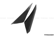 Load image into Gallery viewer, 2015-2020 Lamborghini Huracan LP610 RZS Style Carbon Fiber Front Bumper Canard - Carbonado Aero