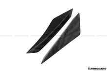 Load image into Gallery viewer, 2015-2020 Lamborghini Huracan LP610 RZS Style Carbon Fiber Front Bumper Canard - Carbonado Aero