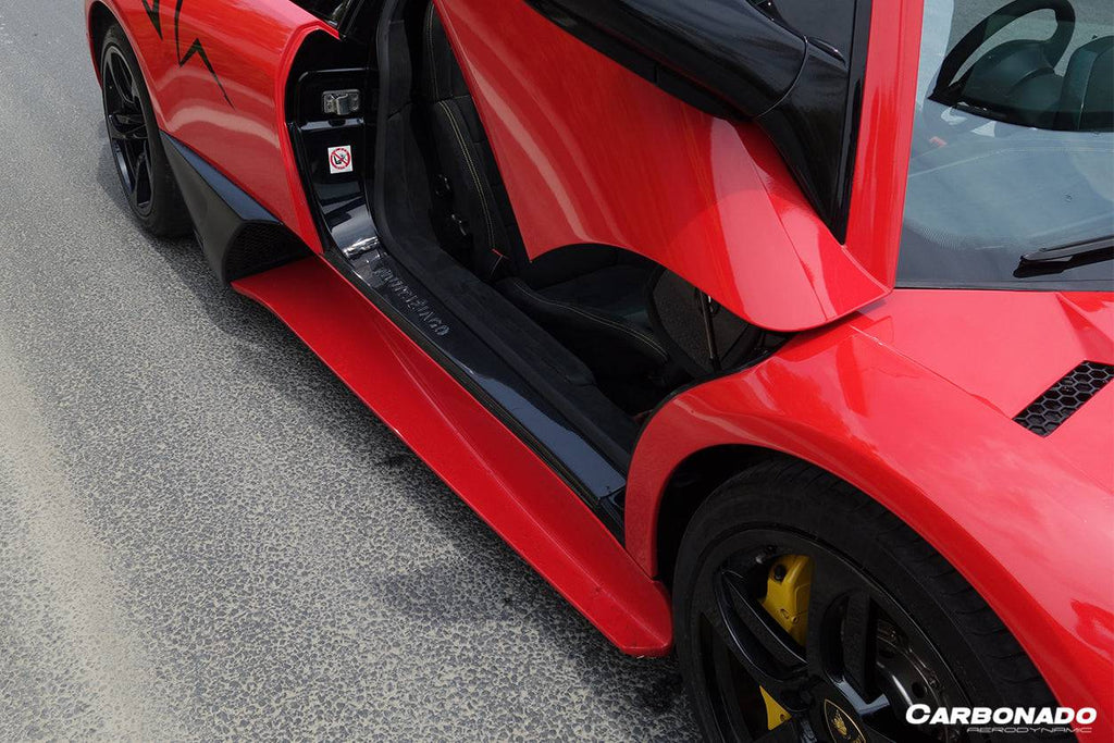 2001-2010 Lamborghini Murcielago SV Style Side Skirts - Carbonado Aero