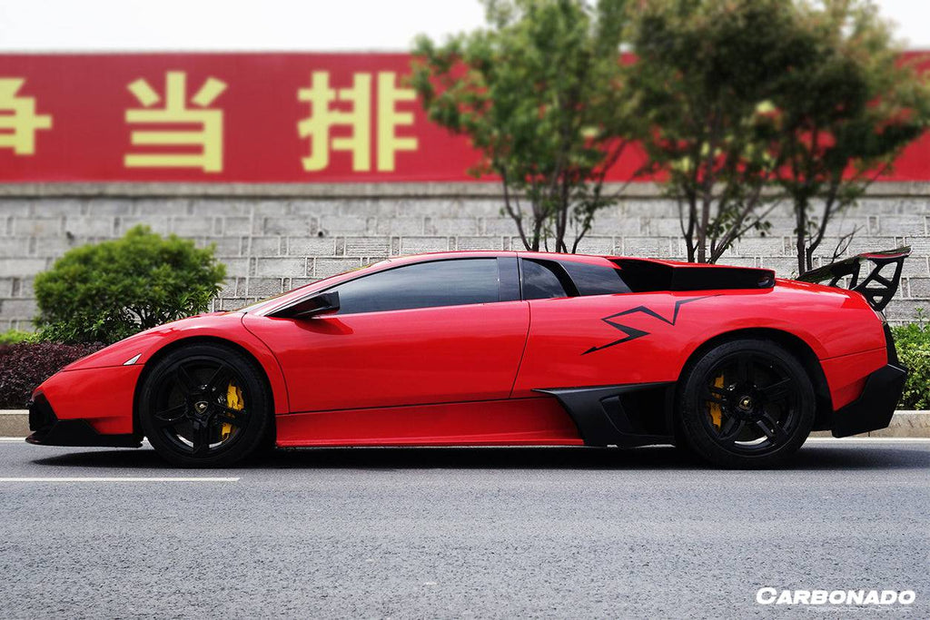 2001-2010 Lamborghini Murcielago SV Style Side Skirts - Carbonado Aero