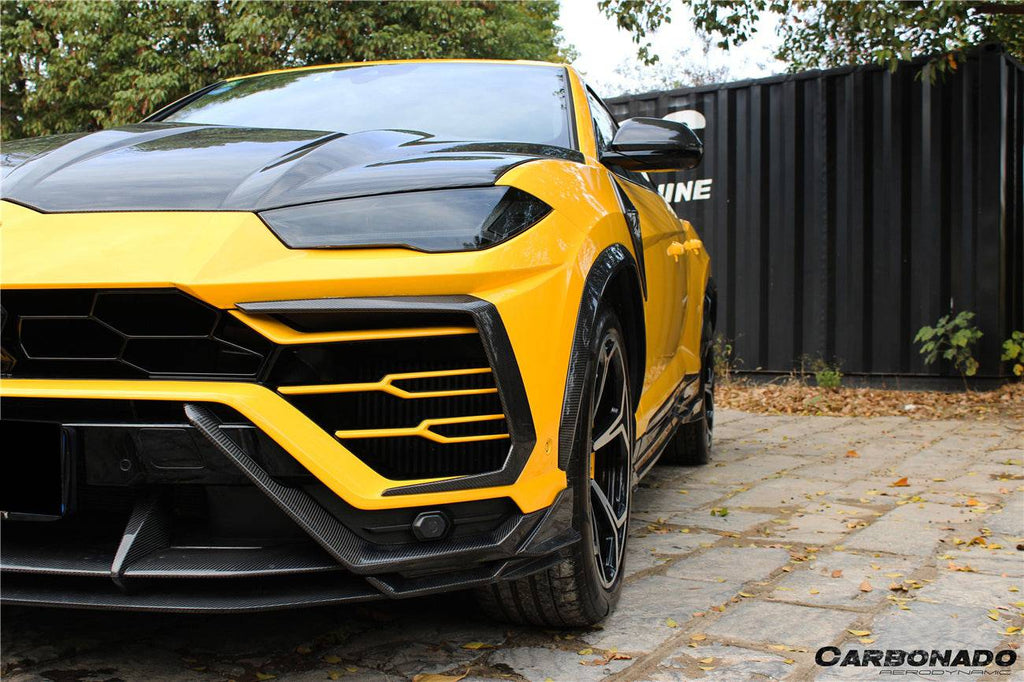 2018-2023 Lamborghini URUS TC Style Dry Carbon Fiber Mirror Housing - Carbonado Aero