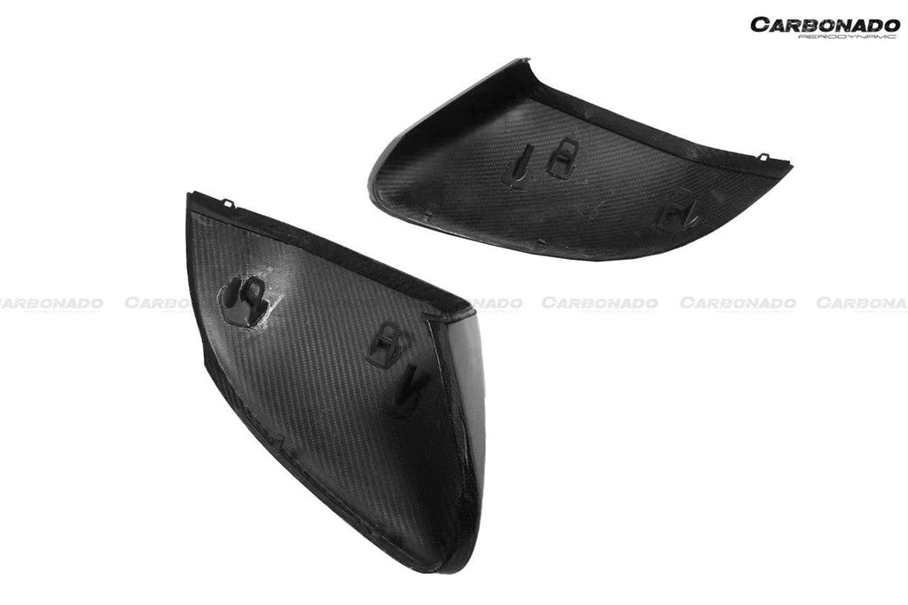2018-2023 Lamborghini URUS TC Style Dry Carbon Fiber Mirror Housing - Carbonado Aero