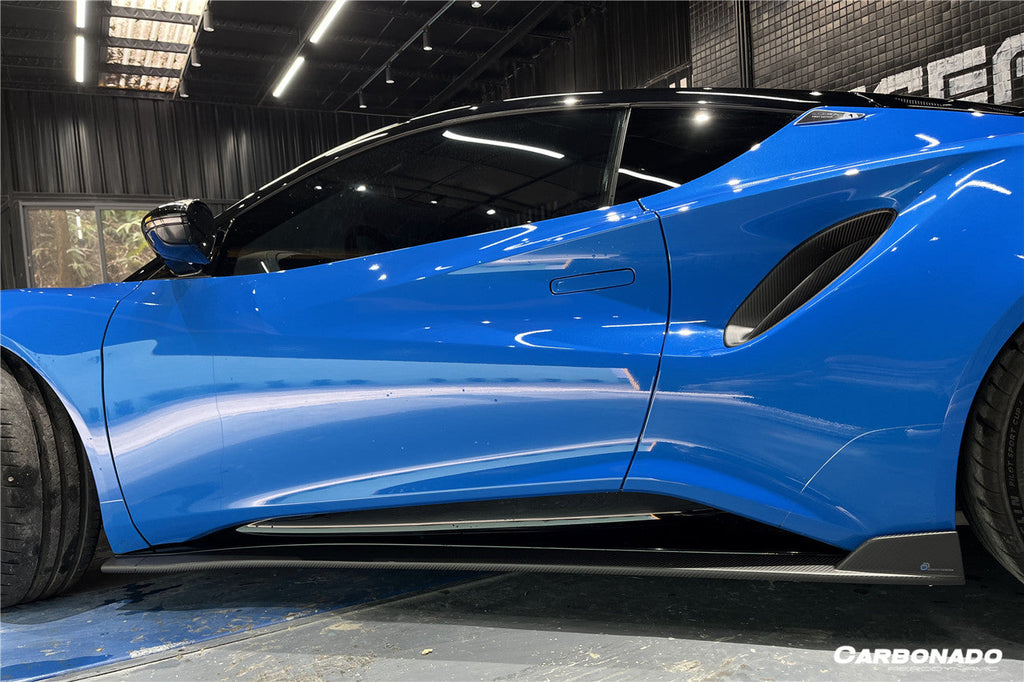2021-2024 Lotus Emira OD Style Dry Carbon Fiber Side Skirts