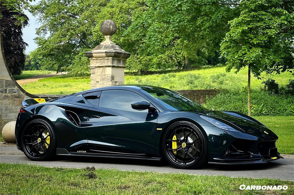 2021-2024 Lotus Emira OD Style Dry Carbon Fiber Side Skirts