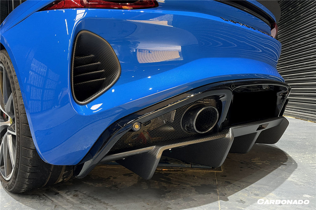 2021-2024 Lotus Emira OD Style Dry Carbon Fiber Rear Bumper Vents