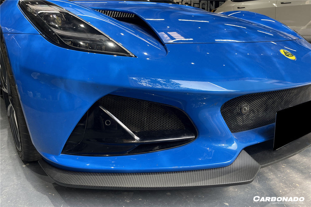 2021-2024 Lotus Emira OD Style Dry Carbon Fiber Front Bumper Vents