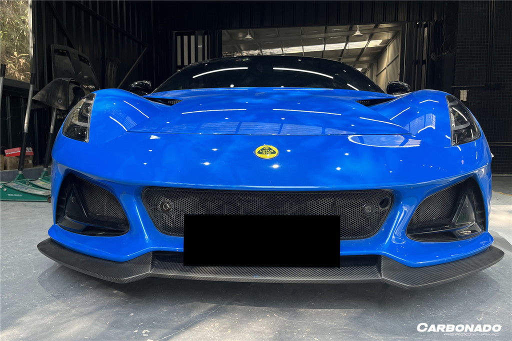 2021-2024 Lotus Emira OD Style Dry Carbon Fiber Front Lip Splitter