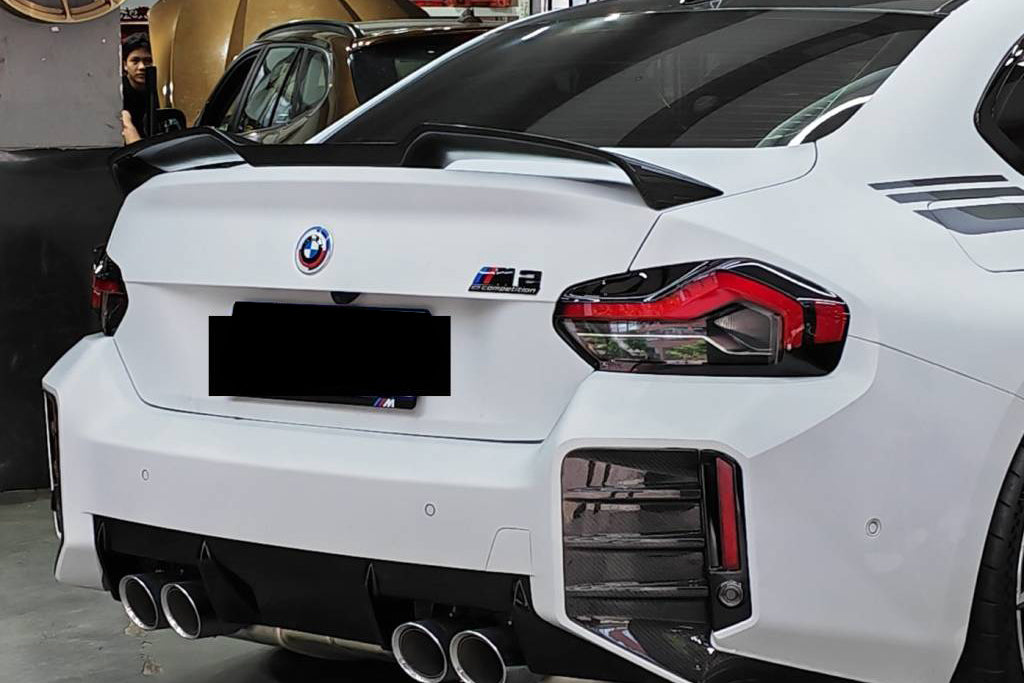 2021-2024 BMW M2 G87 OD-B Style Dry Carbon Fiber Trunk Spoiler - Carbonado