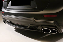 Load image into Gallery viewer, 2014-2017 Maserati Ghibli S/Q4 M157 W Style Rear Lip Diffuser with Exhaust Tips - Carbonado