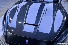 Load image into Gallery viewer, 2008-2017 Maserati GranTurismo DC Style Carbon Fiber Hood - Carbonado