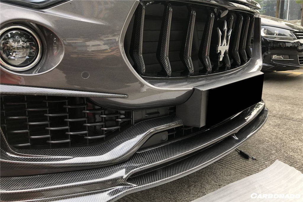 2016-2023 Maserati Levante OD Style Carbon Fiber Front Lip - Carbonado Aero
