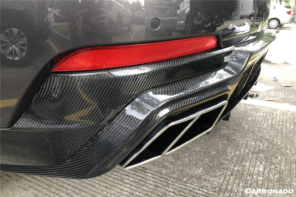 2017-2023 Maserati Levante Modena/GT OD Style Rear Diffuser Lip (NO Exhaust Tips) - Carbonado Aero