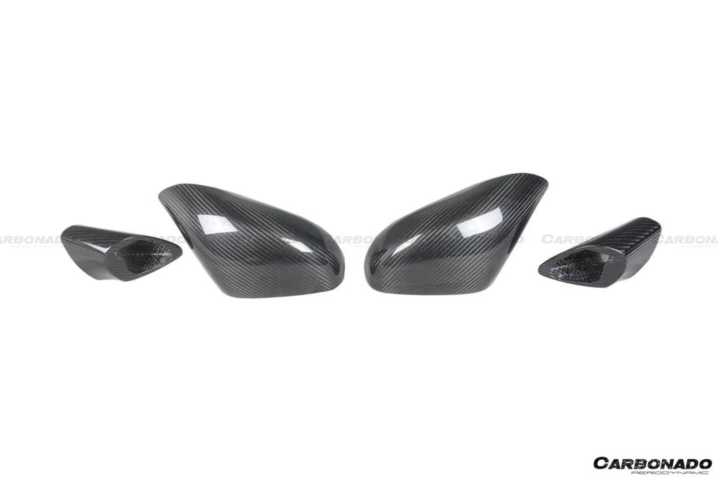 2020-2024 Maserati MC20 Dry Carbon Fiber Mirror Housing - Carbonado