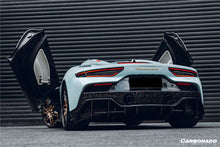 Load image into Gallery viewer, 2020-2024 Maserati MC20 SVD Style DRY Carbon Fiber Rear Lip Diffuser - Carbonado Aero