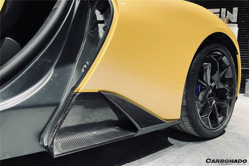 2020-2024 Maserati MC20 OEM Style DRY Carbon Fiber Side Skirts - Carbonado Aero