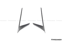 Load image into Gallery viewer, 2020-2024 Maserati MC20 NVT Style Dry Carbon Fiber Quarter Panel Side Vent Scoops - Carbonado Aero