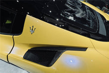Load image into Gallery viewer, 2020-2024 Maserati MC20 Dry Carbon Fiber Quarter Panel Side Vent Scoops - Carbonado