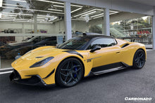 Load image into Gallery viewer, 2020-2024 Maserati MC20 NVT Style Dry Carbon Fiber Front Lip Splitter