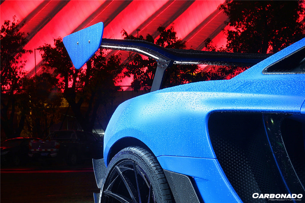 2011-2017 McLaren 650S/MP4 12C Rebel Performance Style Spoiler and rear bumper - Carbonado Aero