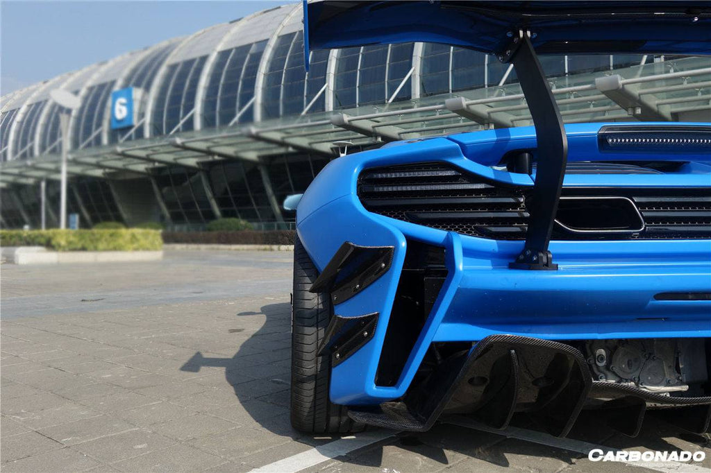 2011-2017 McLaren 650S/MP4 12C Rebel Performance Style Spoiler and rear bumper - Carbonado Aero