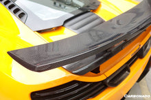 Load image into Gallery viewer, 2011-2017 McLaren 650S/MP4 12C BKSS Style Carbon Fiber Trunk Spoiler - Carbonado Aero
