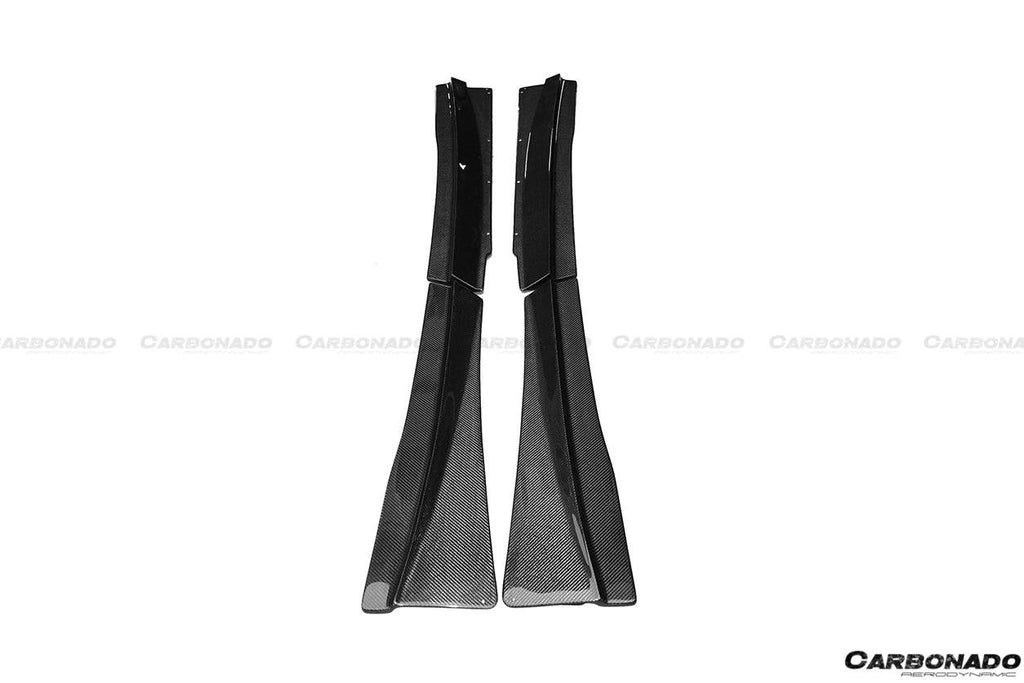 2011-2015 McLaren MP4 12C/650S RZS Style Side Skirts - Carbonado Aero