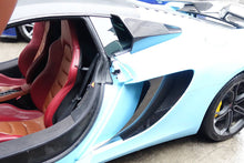 Load image into Gallery viewer, 2011-2017 McLaren 650S &amp; MP4 12C BKSS Style Carbon Fiber Quarter Window Scoops - Carbonado