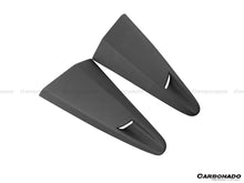Load image into Gallery viewer, 2011-2017 McLaren 650S/MP4 12C BKSS Style Carbon Fiber Quarter Window Scoops - Carbonado
