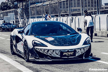 Load image into Gallery viewer, 2015-2020 McLaren 540C/570S 600LT-Style Carbon Fiber Front Bumper Lip and Side Splitter - Carbonado Aero