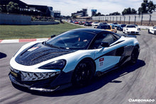Load image into Gallery viewer, 2015-2020 McLaren 540C/570S 600LT-Style Carbon Fiber Front Bumper Lip and Side Splitter - Carbonado Aero