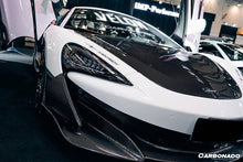 Load image into Gallery viewer, 2015-2020 McLaren 540C/570S 600LT-Style Carbon Fiber Front Bumper Lip and Side Splitter - Carbonado Aero