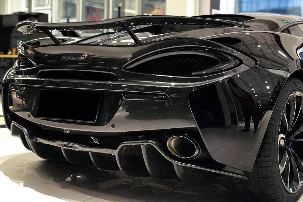 2015-2020 McLaren 540C/570S/570GT OEM Style Carbon Fiber Rear Diffuser - Carbonado