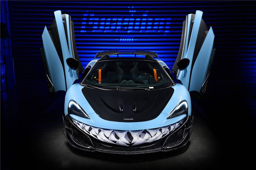 2018-2021 McLaren 540C & 570S & 600LT P1 Style Carbon Fiber Hood - Carbonado