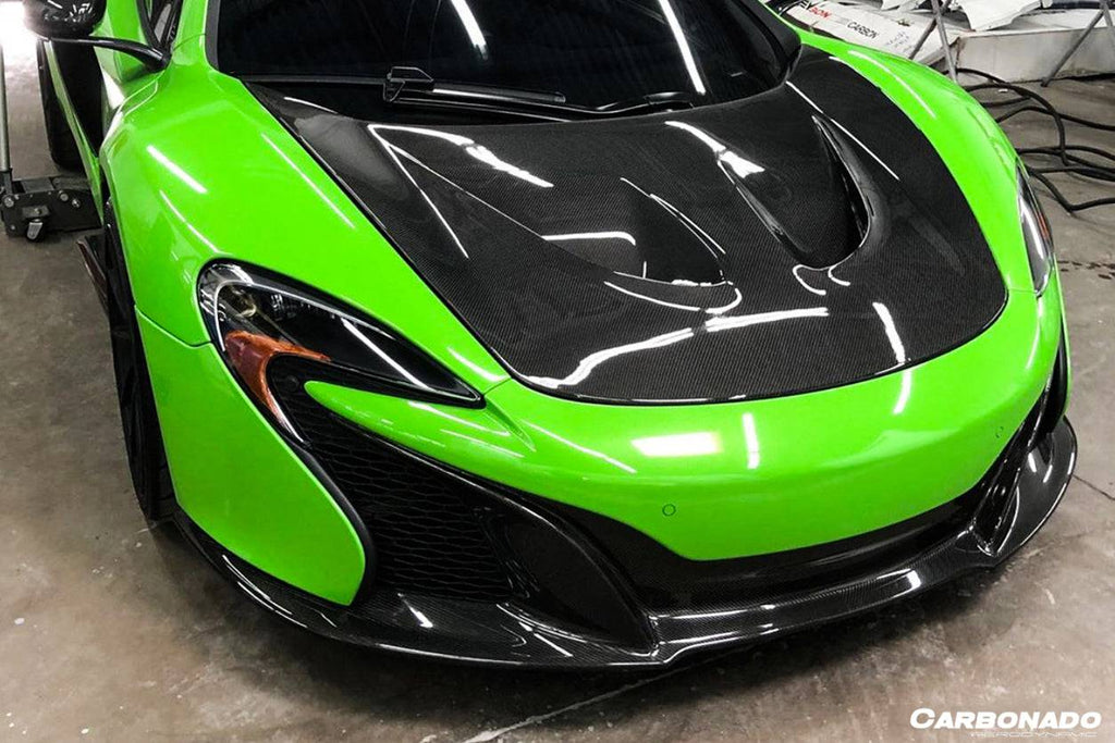 2014-2017 McLaren 650S OEM Style Carbon Fiber Front Lip - Carbonado Aero
