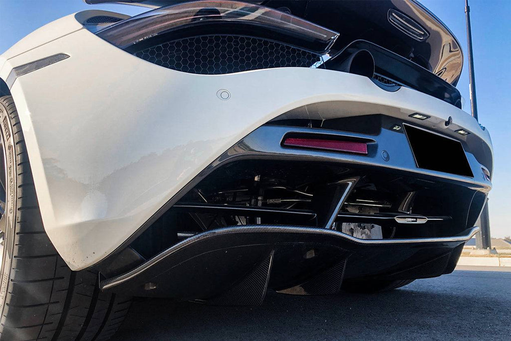 2017-2022 McLaren 720S OEM Style Carbon Fiber Rear Diffuser - Carbonado