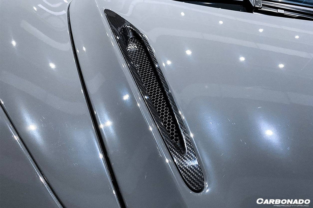 2017-2022 McLaren 720s OEM Style Carbon Fiber Hood Scoop - Carbonado Aero