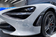Load image into Gallery viewer, 2017-2022 McLaren 720s OEM Style Dry Carbon Fiber Headlight Inserts Tim Replacement - Carbonado Aero