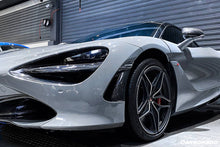 Load image into Gallery viewer, 2017-2022 McLaren 720s OEM Style Dry Carbon Fiber Headlight Inserts Tim Replacement - Carbonado Aero