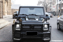 Load image into Gallery viewer, 2003-2018 Mercedes Benz W463 G Wagon BRS Style Autoclave Carbon FIber Hood Scoop - Carbonado Aero