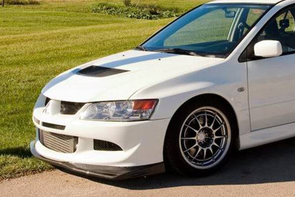 2003-2006 Mitsubishi Evo 7/8/9 TS Style Carbon Fiber Front Lip - Carbonado