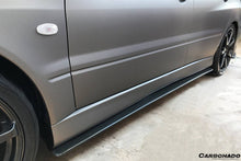 Load image into Gallery viewer, 2003-2006 Mitsubishi Evolution 7/8/9 RX Style Carbon Fiber Side Skirts - Carbonado