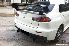 Load image into Gallery viewer, 2008-2016 Mitsubishi Evo 10 VTX Style Carbon Fiber Trunk Spoiler Wing - Carbonado Aero