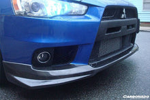 Load image into Gallery viewer, 2008-2016 Mitsubishi Evolution10 BS Style Carbon Fiber Front Lip - Carbonado Aero