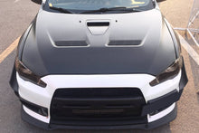Load image into Gallery viewer, 2008-2016 Mitsubishi Evolution 10 OEM Style Carbon Fiber Hood - Carbonado