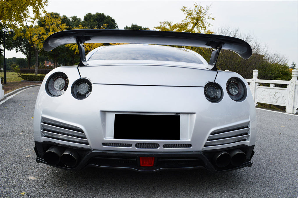 2012-2016 Nissan GTR R35 DBA VA Style Rear Diffuser with LED Light