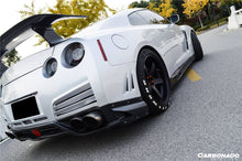 Load image into Gallery viewer, 2012-2016 Nissan GTR R35 DBA VA Style Rear Diffuser w/ Caps - Carbonado Aero