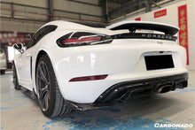 Load image into Gallery viewer, 2017-2023 Porsche 718 Cayman/Boxster AM Style Carbon Fiber Side Skirts - Carbonado Aero