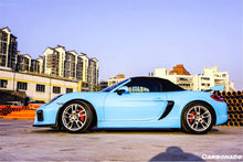 Load image into Gallery viewer, 2012-2016 Porsche 981 Boxster/Cayman GT4 Style Quarter Panel Side Scoops - Carbonado