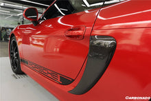 Load image into Gallery viewer, 2012-2016 Porsche 981 Boxster/Cayman GT4 Style Quarter Panel Side Scoops - Carbonado Aero