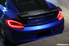 Load image into Gallery viewer, 2012-2016 Porsche 981 Cayman TA Style Style Trunk Spoiler - Carbonado Aero